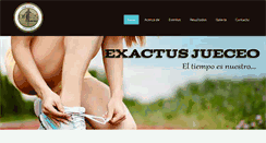 Desktop Screenshot of exactusjueceo.com
